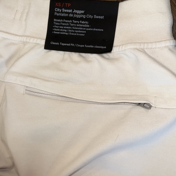 Lululemon City Sweat Jogger NWT $188 WHTO Khaki/Offwhite Spring Men’s XS - Picture 9 of 10